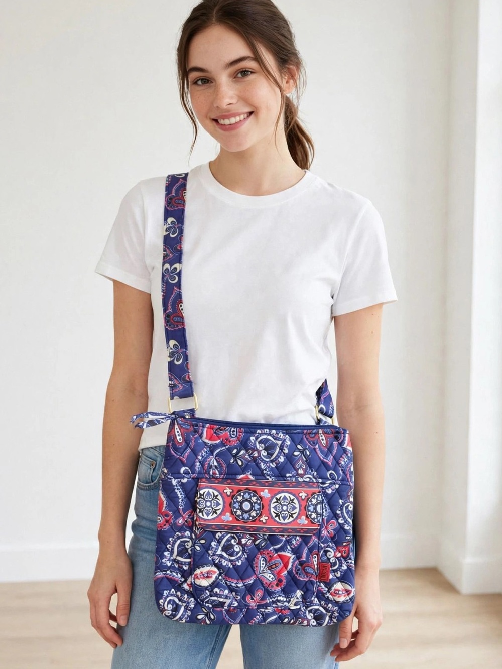 🆕 Maggie B French Country Medium Crossbody Bag
